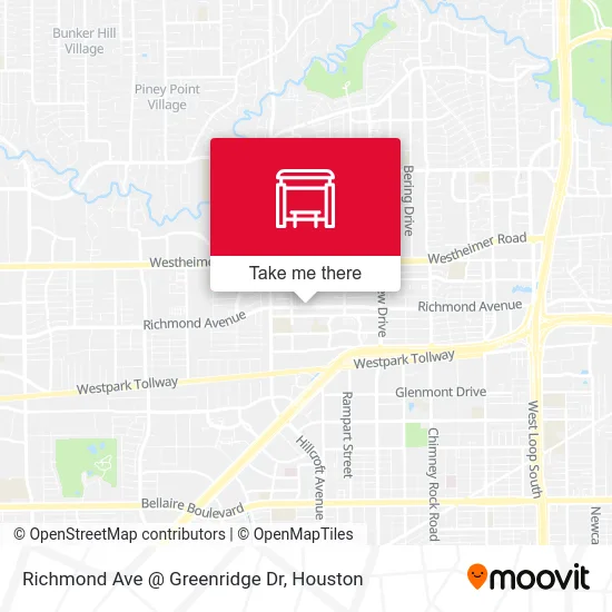 Mapa de Richmond Ave @ Greenridge Dr