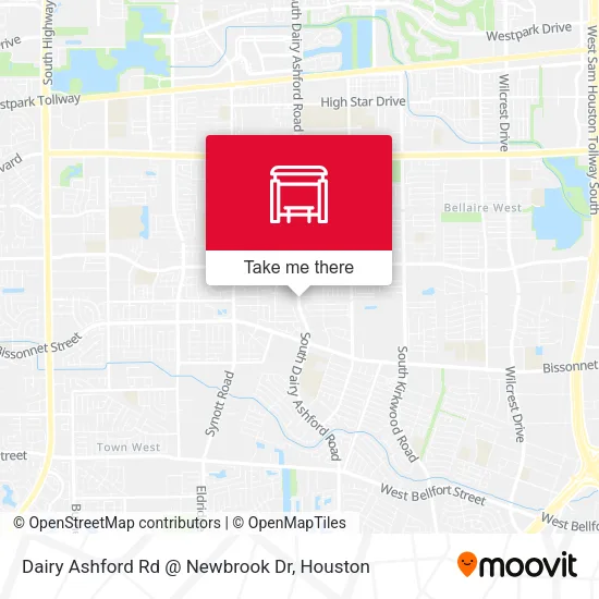 Dairy Ashford Rd @ Newbrook Dr map