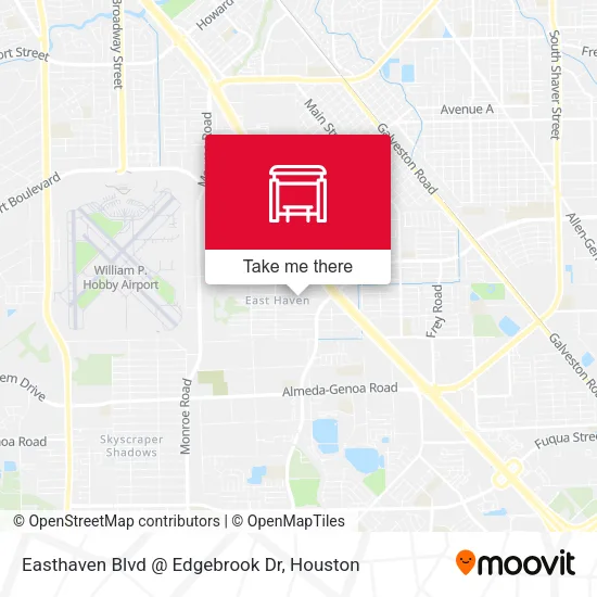 Easthaven Blvd @ Edgebrook Dr map
