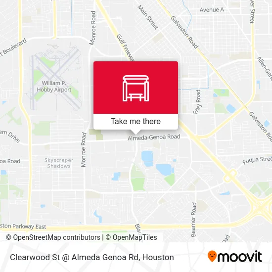 Clearwood St @ Almeda Genoa Rd map