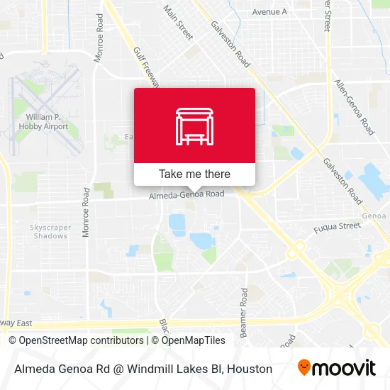 Mapa de Almeda Genoa Rd @ Windmill Lakes Bl