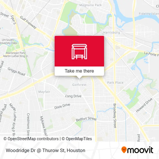 Woodridge Dr @ Thurow St map