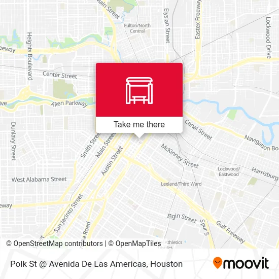 Polk St @ Avenida De Las Americas map