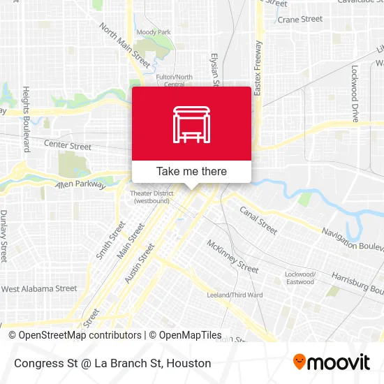 Mapa de Congress St @ La Branch St
