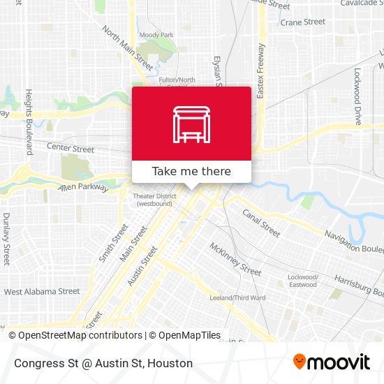 Congress St @ Austin St map