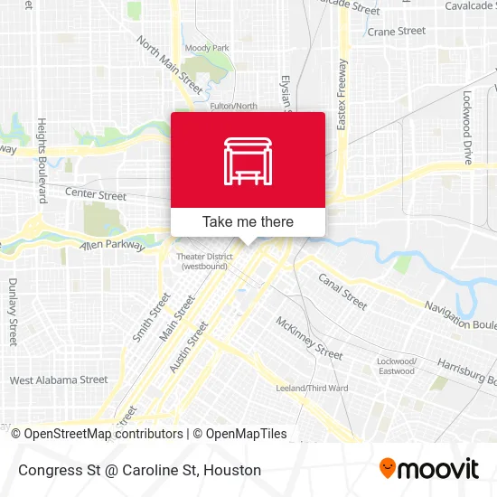 Mapa de Congress St @ Caroline St
