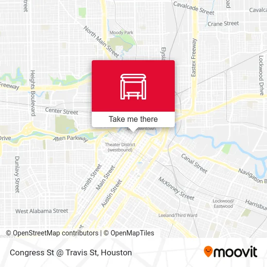 Mapa de Congress St @ Travis St