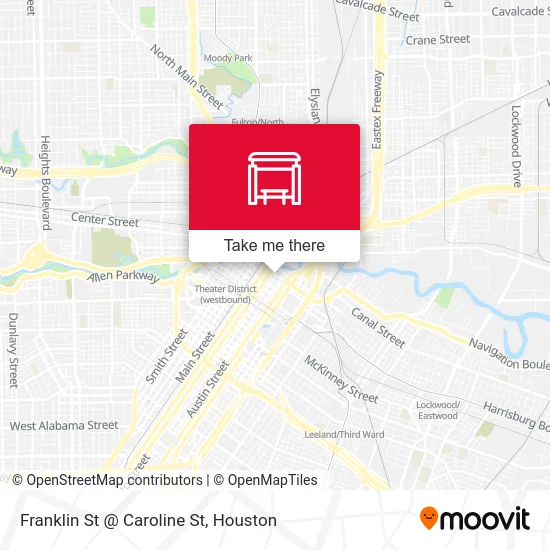 Mapa de Franklin St @ Caroline St