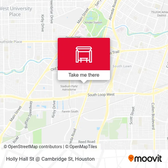Holly Hall St @ Cambridge St map