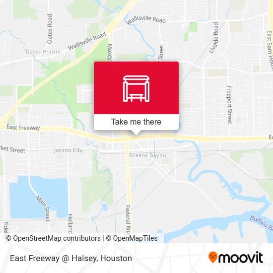 East Freeway @ Halsey map