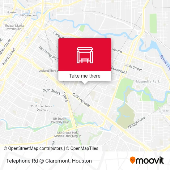 Telephone Rd @ Claremont map