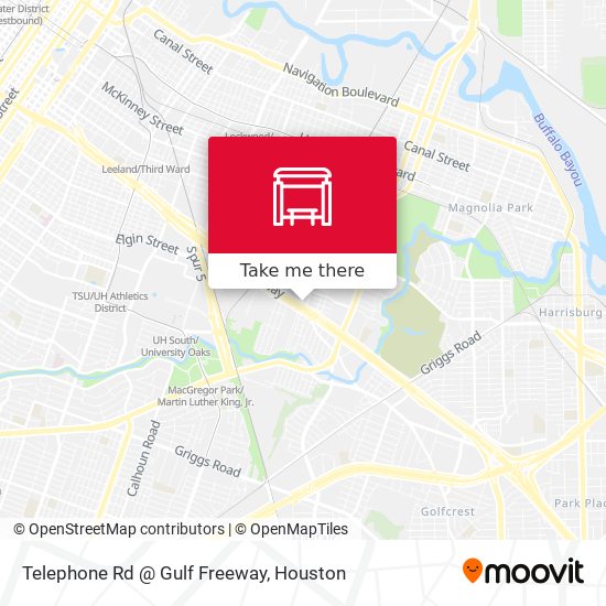 Telephone Rd @ Gulf Freeway map