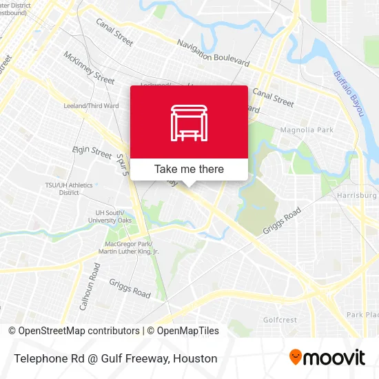 Telephone Rd @ Gulf Freeway map