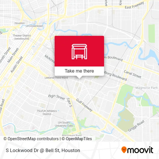 S Lockwood Dr @ Bell St map