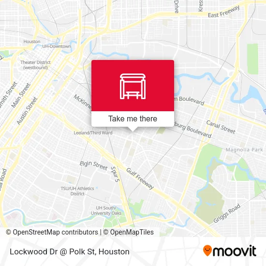Lockwood Dr @ Polk St map