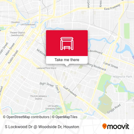 S Lockwood Dr @ Woodside Dr map