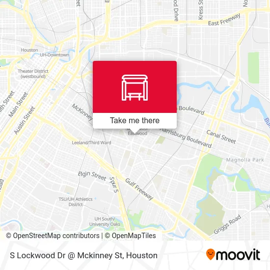 S Lockwood Dr @ Mckinney St map