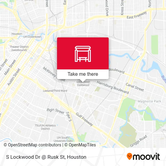 S Lockwood Dr @ Rusk St map