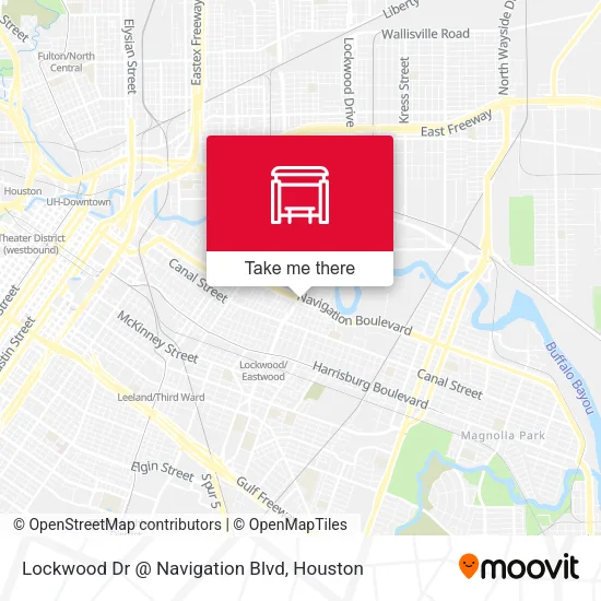 Lockwood Dr @ Navigation Blvd map