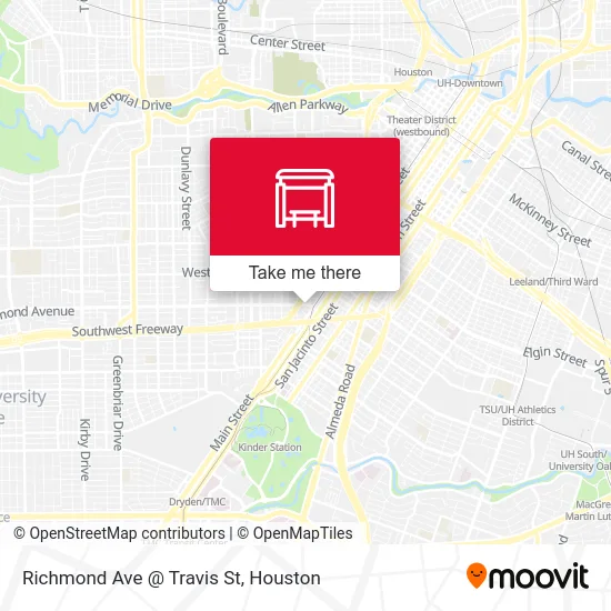 Mapa de Richmond Ave @ Travis St