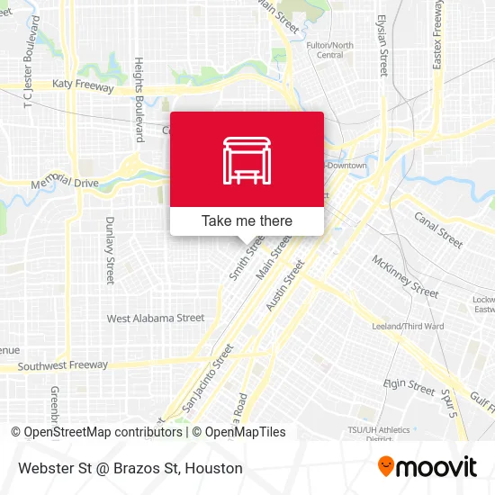 Mapa de Webster St @ Brazos St