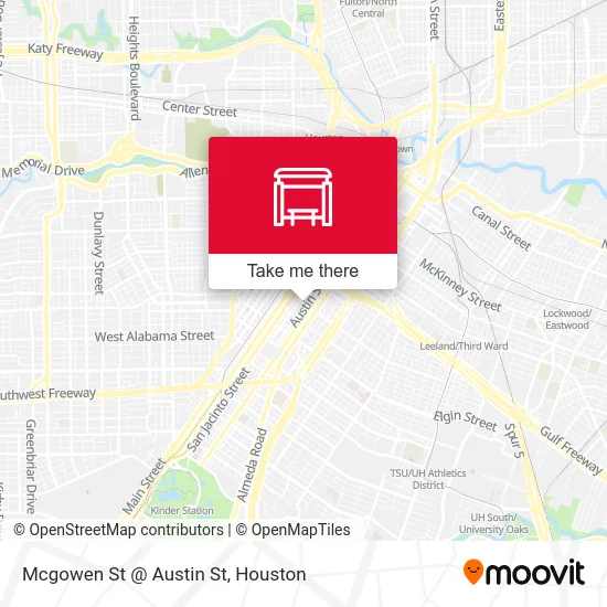 Mapa de Mcgowen St @ Austin St