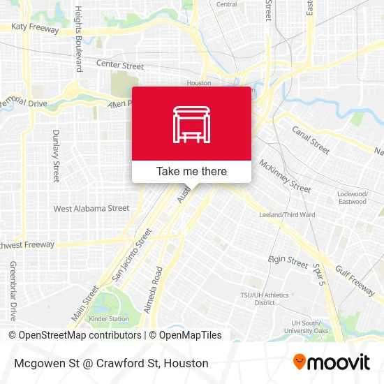 Mapa de Mcgowen St @ Crawford St
