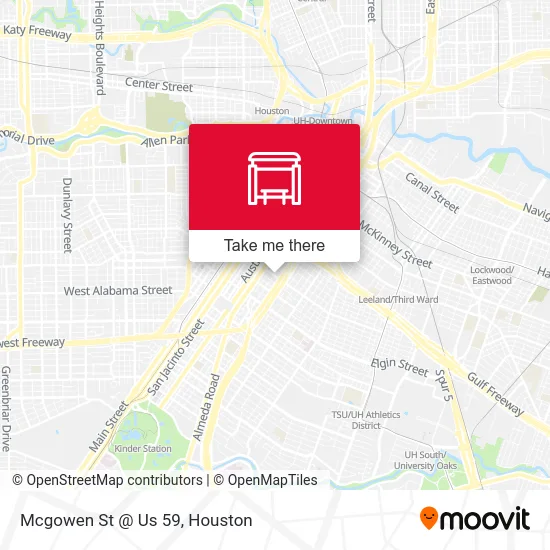 Mcgowen St @ Us 59 map