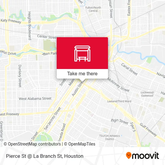 Pierce St @ La Branch St map