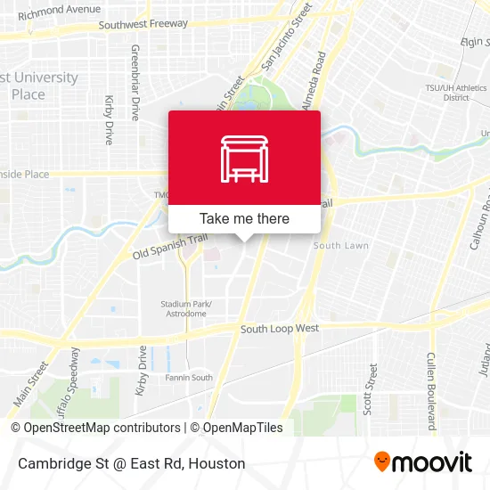 Mapa de Cambridge St @ East Rd