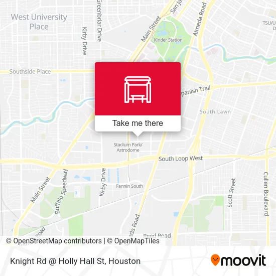 Knight Rd @ Holly Hall St map
