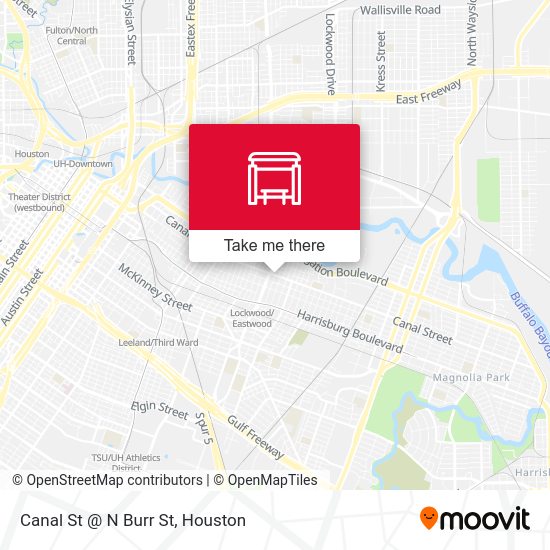 Canal St @ N Burr St map
