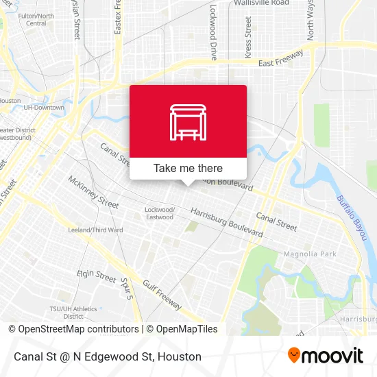 Canal St @ N Edgewood St map