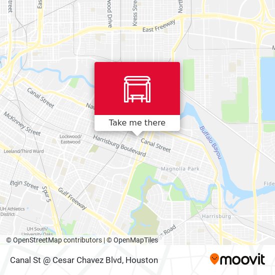 Canal St @ Cesar Chavez Blvd map