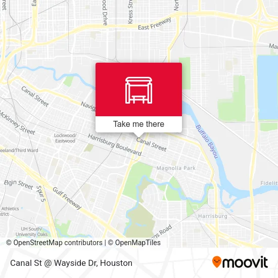 Canal St @ Wayside Dr map