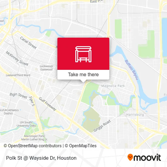 Polk St @ Wayside Dr map