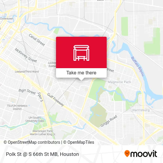 Polk St @ S 66th St MB map