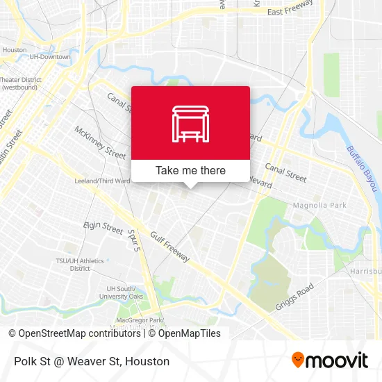 Polk St @ Weaver St map