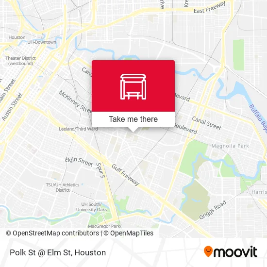 Polk St @ Elm St map