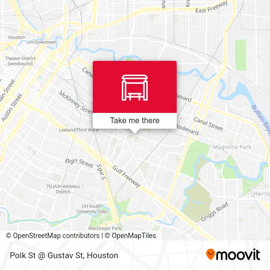 Polk St @ Gustav St map