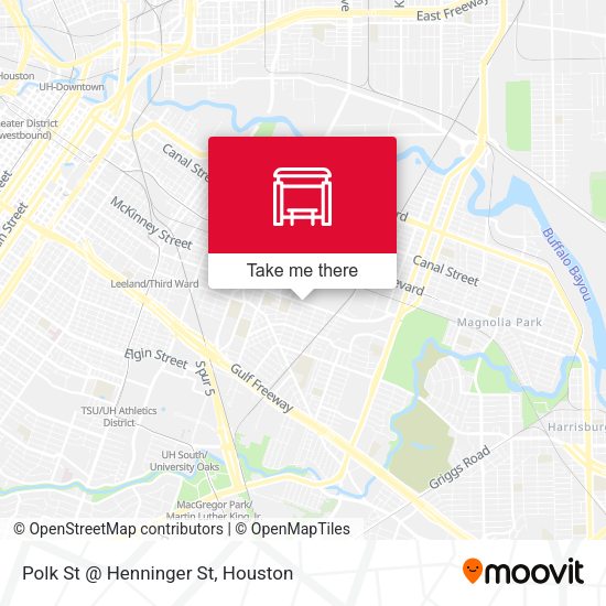 Polk St @ Henninger St map