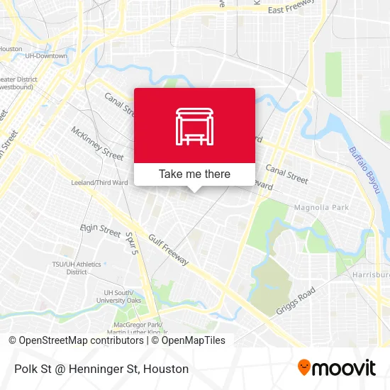 Polk St @ Henninger St map
