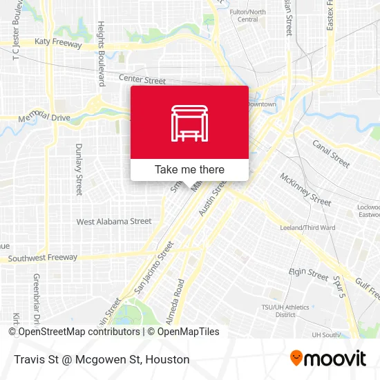 Travis St @ Mcgowen St map