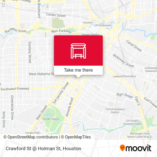 Crawford St @ Holman St map