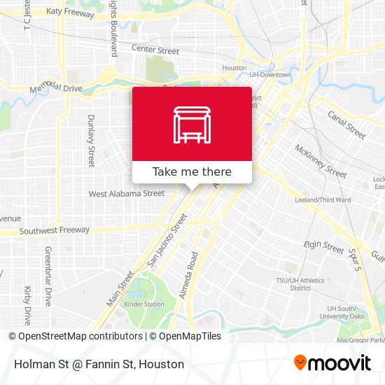 Holman St @ Fannin St map