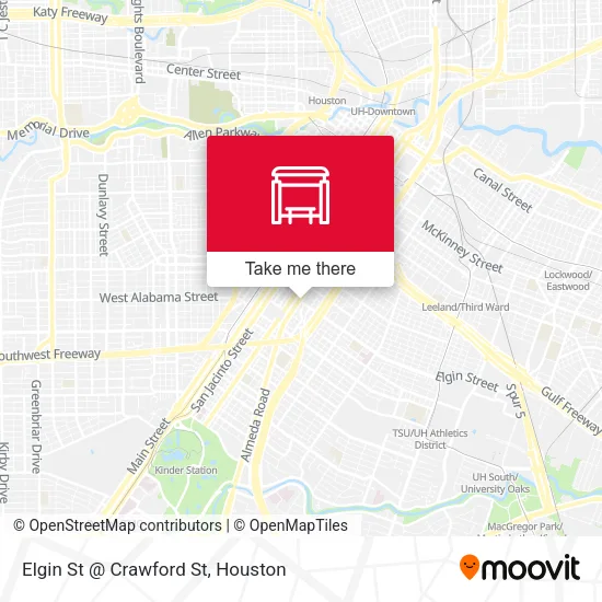 Mapa de Elgin St @ Crawford St