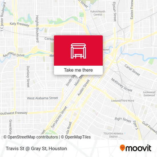 Travis St @ Gray St map