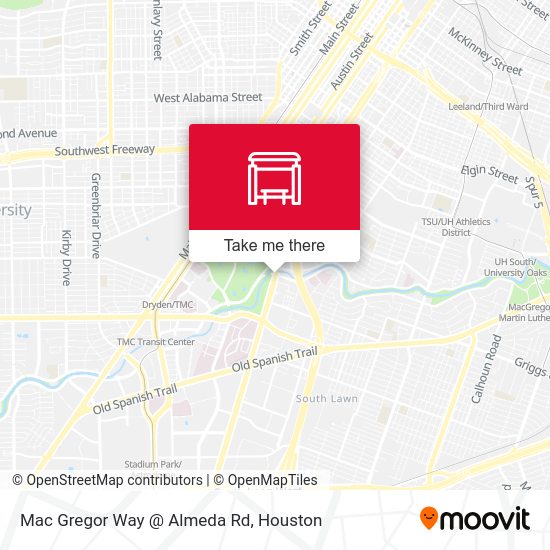 Mac Gregor Way @ Almeda Rd map