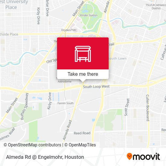 Almeda Rd @ Engelmohr map