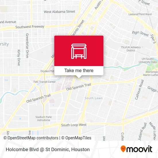 Mapa de Holcombe Blvd @ St Dominic